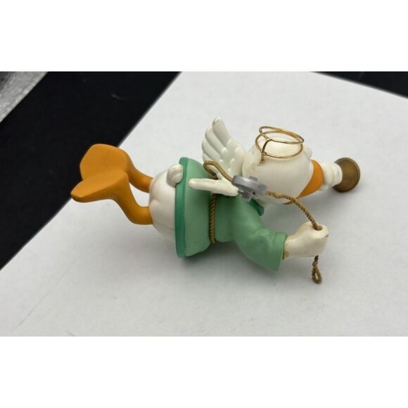 Disney's Groliers DONALD DUCK Angel Playing Horn Christmas Tree Hanging Ornament - Picture 5 of 7